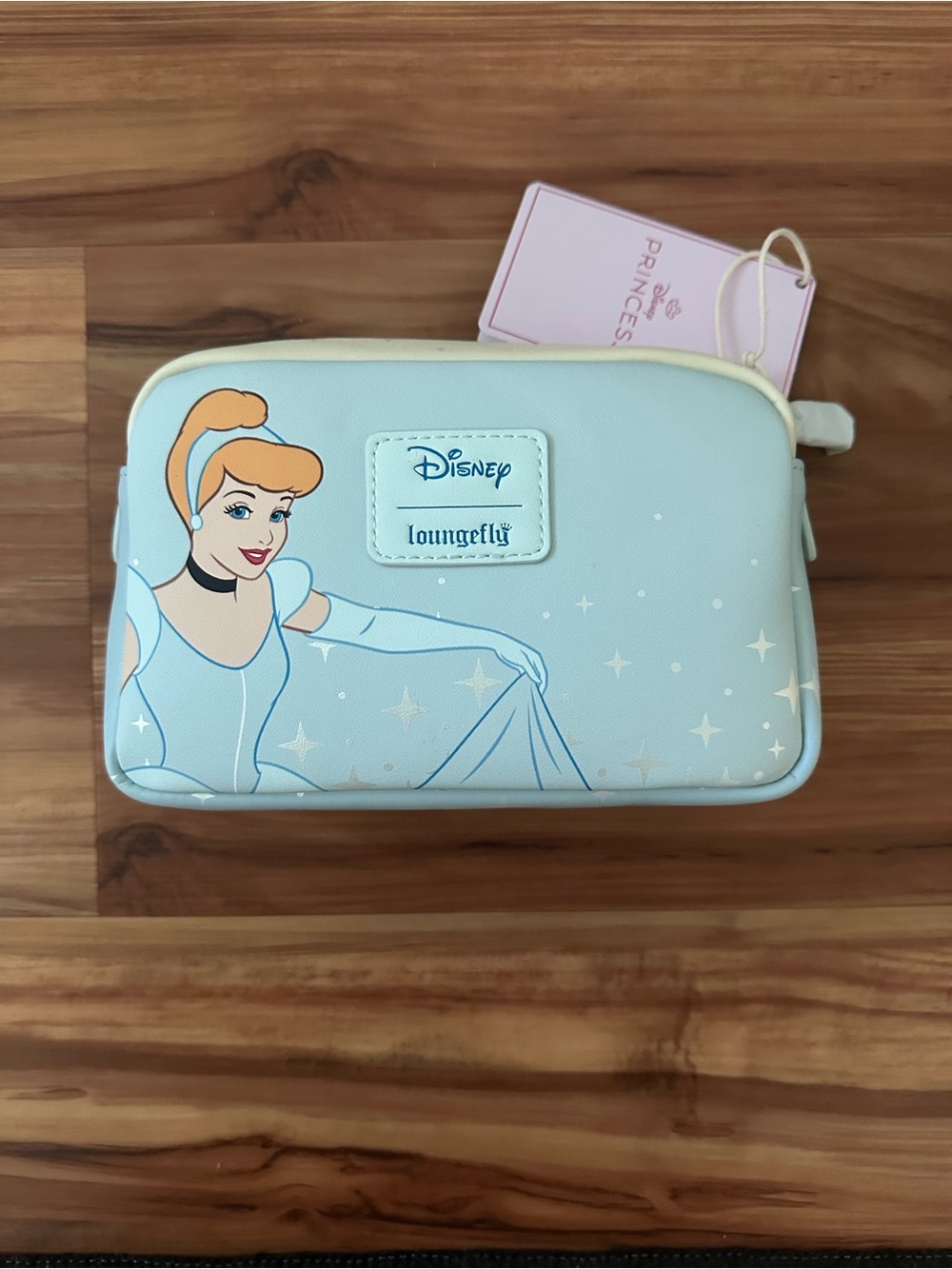 NWT Loungefly Disney Cinderella Gus and Jaq Pumpkin Cosmetic Bag - Picture 4 of 4